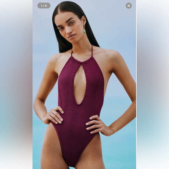 bond-eye Other - Bond-eye Bisou Keyhole One-Piece Swimsuit, Purple, OS, $198